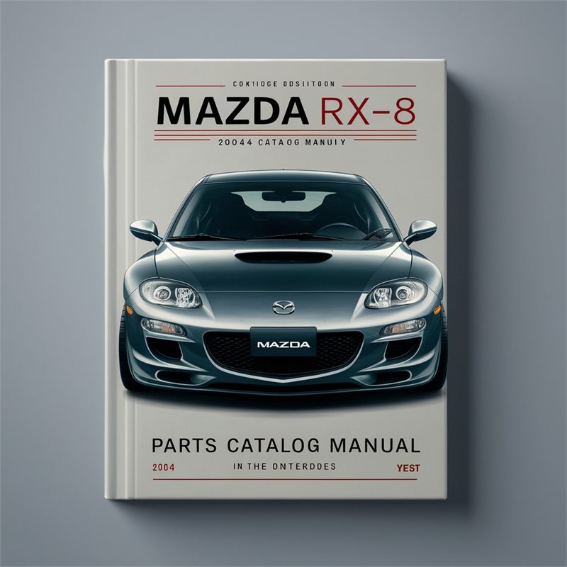 2004 Mazda RX Models RX-8 Parts Catalog PDF