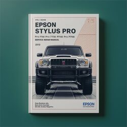 Epson Stylus Pro 7700, 7710, 7900, 7910, 9700, 9710, 9900, 9910, Wt7900, Wt7910, 9890, 9908, 7890, 7908 Service Repair Workshop Manual PDF