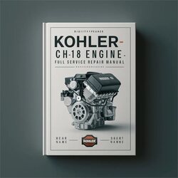 Kohler Command Pro Models CH18 Engine Service Repair Workshop Manual PDF