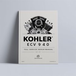 Kohler Command Pro EFI Models ECV940 Engine Service Repair Workshop Manual PDF