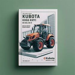 Kubota KH66 KH91 KH 66 91 Excavator Service Repair Workshop Manual PDF