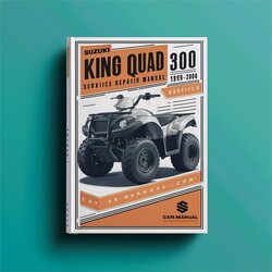 1999-2004 Suzuki King Quad 300 Service Repair Workshop Manual PDF