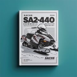 Sachs SA2-440 Snowmobile Engine Service Repair Workshop Manual PDF
