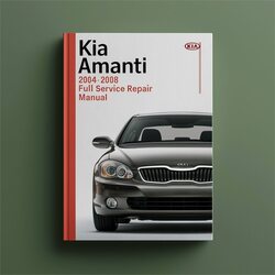 2004-2008 Kia Amanti Service Repair Workshop Manual PDF