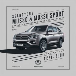1991-2000 Ssangyong Musso Sport Service Repair Workshop Manual PDF