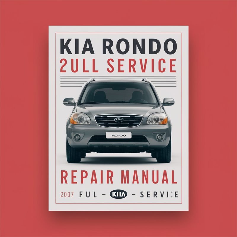2007 Kia Rondo 2.4l Service Repair Workshop Manual PDF
