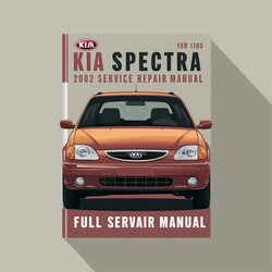 2002 Kia Spectra Service Repair Workshop Manual PDF