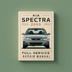 2005 Kia Spectra Service Repair Workshop Manual PDF