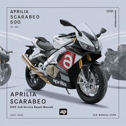 2003-2006 Aprilia Scarabeo Service Repair Workshop Manual PDF