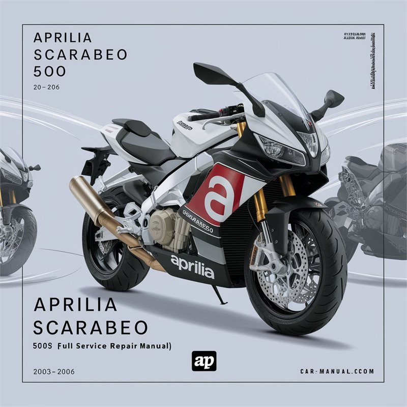 2003-2006 Aprilia Scarabeo Service Repair Workshop Manual PDF