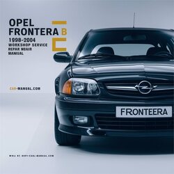 1998-2004 Opel Frontera Service Repair Workshop Manual PDF