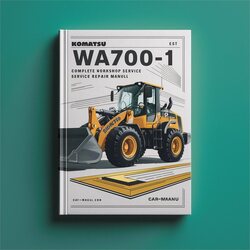 Komatsu WA700-1 Wheel Loader Service Repair Workshop Manual PDF