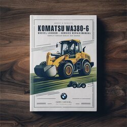 Komatsu WA380-6 Wheel Loader Service Repair Workshop Manual PDF