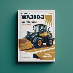 Komatsu WA380-3 Wheel Loader Service Repair Workshop Manual PDF