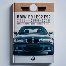 BMW E90 E91 E92 E93 2006-2010 Workshop Repair Service Manual 