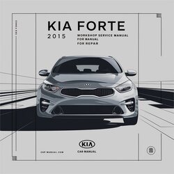 2015 Kia Forte 2.0l GDI Service Repair Workshop Manual PDF