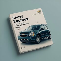 2005-2009 Chevrolet Chevy Equinox Service Repair Workshop Manual PDF