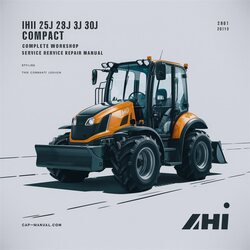 IHI 25J 28J 30J Compact Excavator Service Repair Workshop Manual PDF