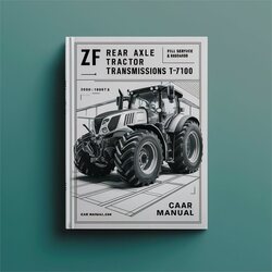 ZF Rear Axle Tractor Transmissions T-7100 Service Repair Workshop Manual PDF