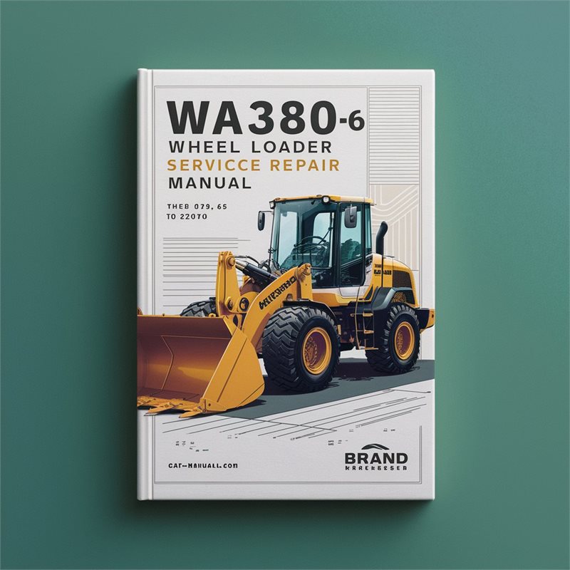 WA380-6 Loader Shop Service Repair Workshop Manual PDF