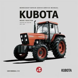 Manual de Reparación del Tractor Kubota M8580