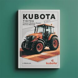 Kubota T1670A Tractor Service Repair Workshop Manual PDF