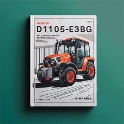 Kubota D1105-E3BG Diesel Engine Service Repair Workshop Manual PDF