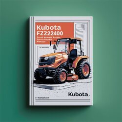 Kubota FZ2100 FZ2400 Front Mower Tractor Service Repair Workshop Manual PDF