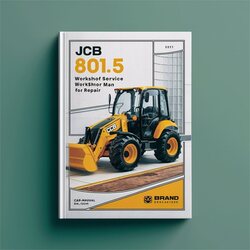 JCB 801.5 Mini Excavator Service Repair Workshop Manual PDF