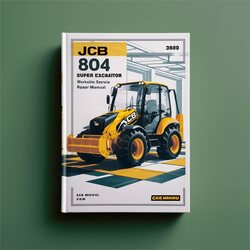 JCB 804 Super Mini Excavator Service Repair Workshop Manual PDF