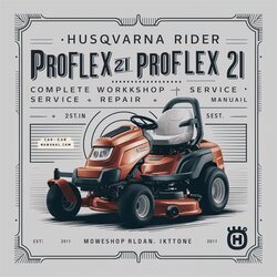 Husqvarna Rider Proflex 21 II Mower Service Repair Workshop Manual PDF