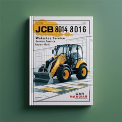 JCB 8014 8016 Mini Excavator Service Repair Workshop Manual PDF
