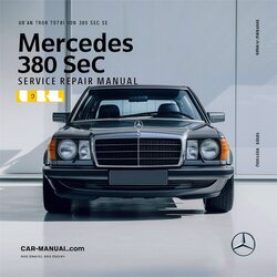 1982-1983 Mercedes 380 SEC Service Repair Workshop Manual PDF