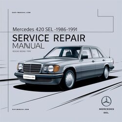 1986-1991 Mercedes 420 SEL Service Repair Workshop Manual PDF