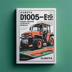 Kubota D1005-E3BG Diesel Engine Service Repair Workshop Manual PDF