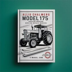 Allis Chalmers Model 175 Tractor Service Repair Workshop Manual PDF