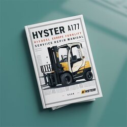 Hyster A177 (h3.00xl Europe) Forklift Service Repair Workshop Manual PDF