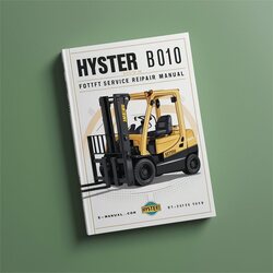 Hyster B010 (s1.75xl Europe) Forklift Service Repair Workshop Manual PDF