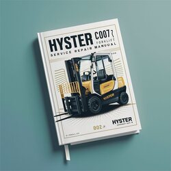 Hyster C007 (H165H) Forklift Service Repair Workshop Manual PDF