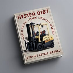 Hyster D187 (S50XM) Forklift Service Repair Workshop Manual PDF