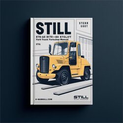 Still R70-60 R70-70 R70-80 Fork Truck Forklift Service Repair Workshop Manual PDF