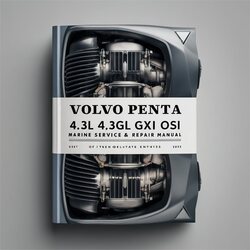 Volvo Penta 4.3l 4.3gl GXI OSI Marine Engine Service Repair Workshop Manual PDF