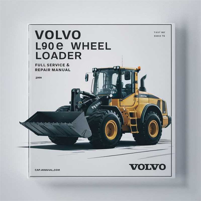 Volvo L90E Wheel Loader Service Repair Workshop Manual PDF