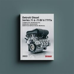 Detroit Diesel 71 Series 6-71 8V 8v71ta Engine Service Repair Workshop Manual PDF