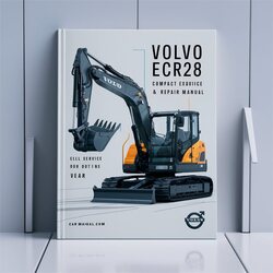 Volvo ECR28 Compact Excavator Service Repair Workshop Manual PDF