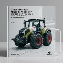 Claas Renault Ares 547 557 567 577 617 657 697 Tractor Service Repair Workshop Manual PDF