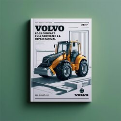 Volvo EC-25 Compact Excavator Service Repair Workshop Manual PDF