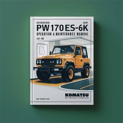 Komatsu Pw170es-6k Operation Service Repair Workshop Manual PDF
