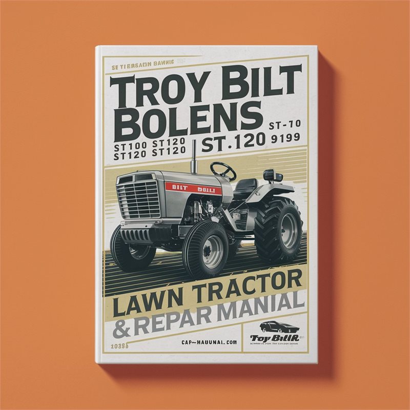 1984-1993 Bolens Troy Bilt ST100 ST110 ST120 ST125 ST140 ST180 Lawn Tractor Service Repair Workshop Manual PDF