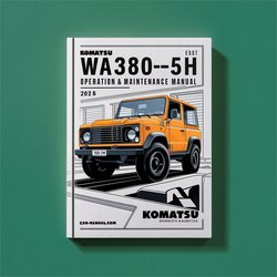 Komatsu WA380-5H Operation Maintenance Service Repair Workshop Manual PDF